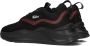 Malelions Men Mesh Runner Lage sneakers Leren Sneaker Heren Zwart - Thumbnail 3