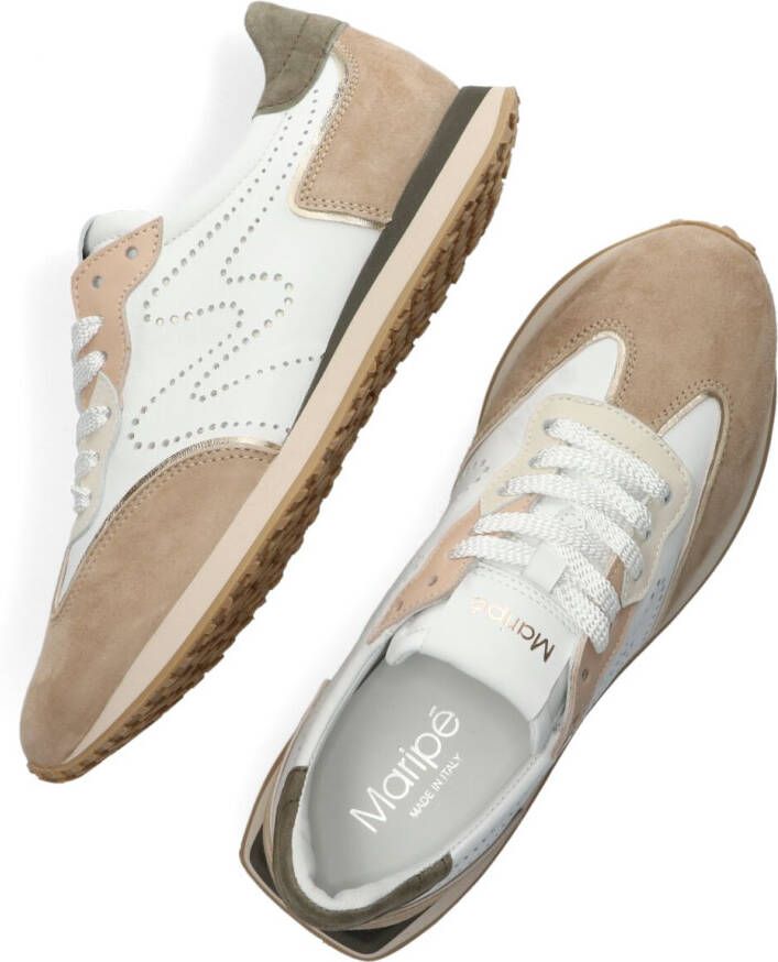 Maripe Dames Lage sneakers First Beige - Schoenen.nl