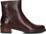 MARLOU Gg410 Enkellaarsjes Enkelboots met rits Dames Bruin - Thumbnail 3