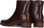 MARLOU Gg410 Enkellaarsjes Enkelboots met rits Dames Bruin - Thumbnail 4