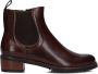 MARLOU Gg411 Enkellaarsjes Enkelboots met rits Dames Bruin - Thumbnail 3