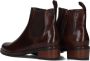 MARLOU Gg411 Enkellaarsjes Enkelboots met rits Dames Bruin - Thumbnail 4