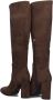 MARLOU Hoge Laarzen Dames 0492-21 Maat: 38 Materiaal: Textiel Kleur: Bruin - Thumbnail 3
