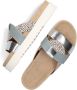 Maruti Bari slippers Pixel Offwhite Blauw Leer Geen Dames - Thumbnail 8