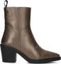 Maruti Gisele Leather Metallic Bronze Brons Leer Enkellaars met hak Dames - Thumbnail 3