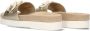 Maruti Gouden Leren Slipper Beli Yellow Dames - Thumbnail 5