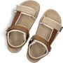 Maruti Beau Textile Dames Sandalen Bruin - Thumbnail 6
