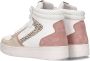Maruti Mona White Pink Sneakers hoge sneakers - Thumbnail 5