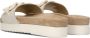 Maruti Witte Leren Slipper met Kettingdetail Beige Dames - Thumbnail 3
