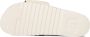 Maruti Witte Leren Slipper met Kettingdetail Beige Dames - Thumbnail 4
