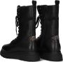 Maruti Remy leren veterboots zwart Leer Veterboots Dames - Thumbnail 3