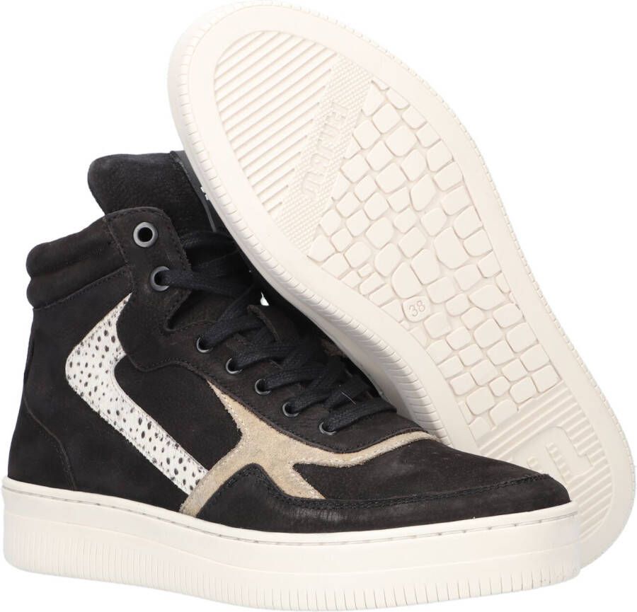 Maruti Zwarte Hoge Sneaker Mona