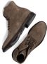 Bruin Tinten 4517 Veterboots Laarzen Met Veters Heren Beige - Thumbnail 5