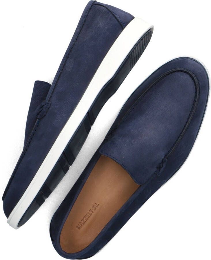 MAZZELTOV Blauwe Loafers 6121