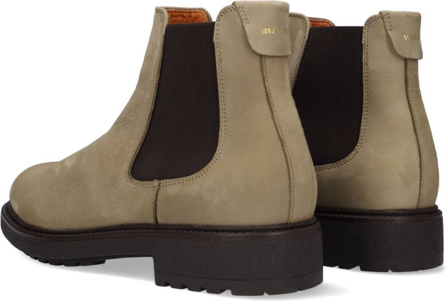 Mazzeltov Taupe Chelsea Boots 11669