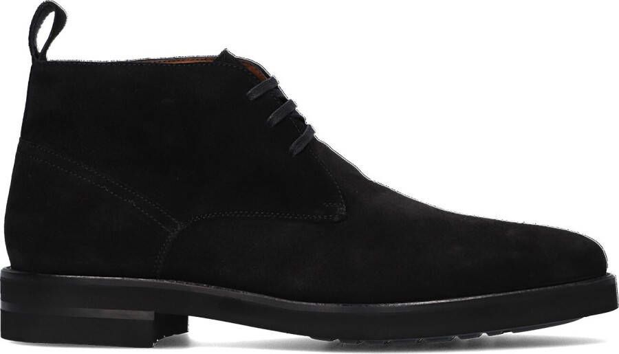 Mazzeltov 12004 Veterboots Laarzen Met Veters Heren Zwart Schoenen