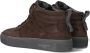 McGregor Heren Sneakers Bruin Hoge Sneakers Leer Veters - Thumbnail 5