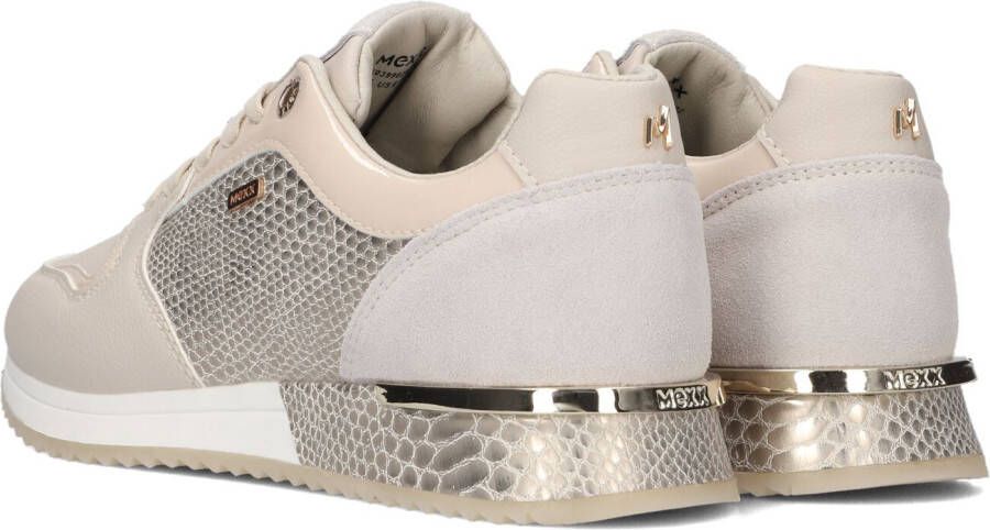 Mexx Beige Lage Sneakers Fleur