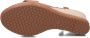 Mexx Ricky Palace Sandalen Met Sleehak Dames Cognac - Thumbnail 6