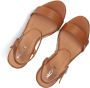 Mexx Ricky Palace Sandalen Met Sleehak Dames Cognac - Thumbnail 7