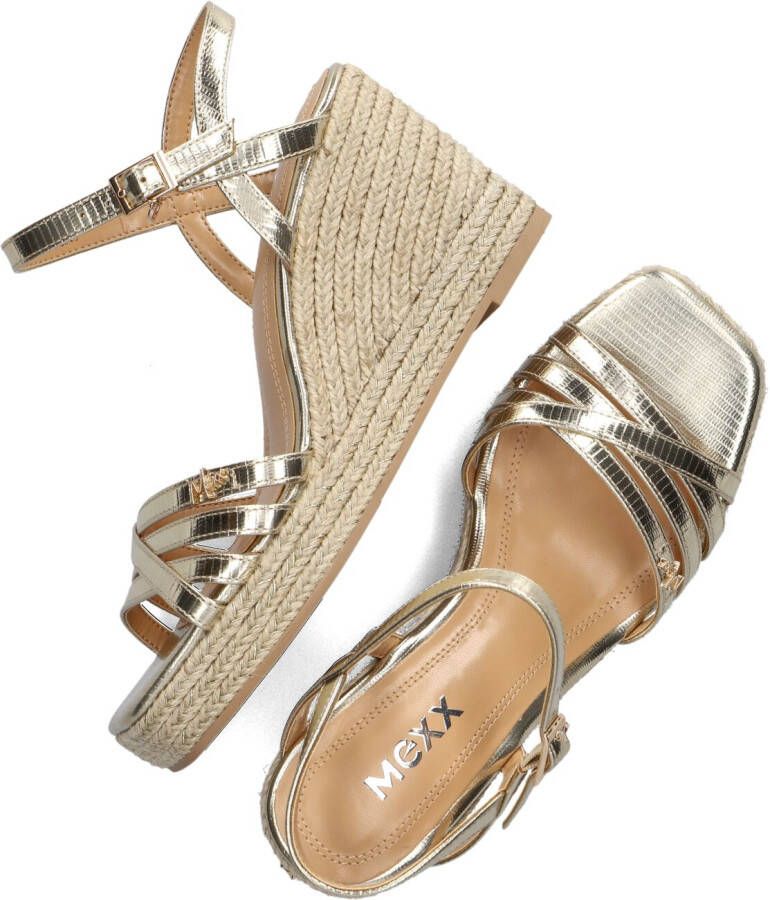 MEXX Gouden Espadrilles Noemi