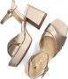 Mexx Heeled Sandalen Nalina Dames Goud - Thumbnail 6