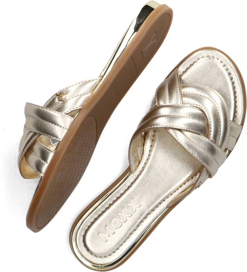 MEXX Gouden Slippers Natalya