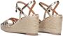 Mexx Noemi Pakina Sandalen Met Sleehak Dames Goudkleurig - Thumbnail 6