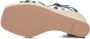 Mexx Noemi Pakina Sandalen Met Sleehak Dames Groen - Thumbnail 5