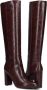 Mexx Heeled High Boot Krystal Indy Burgundy Red Dames - Thumbnail 5