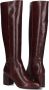 Mexx Heeled High Boot Pluck Mila Burgundy Red Dames - Thumbnail 5