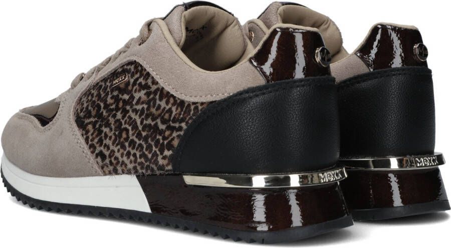 Mexx Taupe Lage Sneakers Fleur