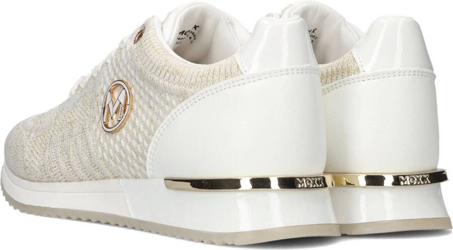 Mexx Witte Lage Sneakers Gitte Glitter