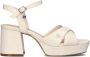 Mexx Witte Leren Sandalen Nalina White Dames - Thumbnail 4