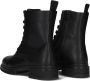 Mexx Zwarte Veterschoenen Holea Glad Black Dames - Thumbnail 5