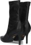 Mexx Stijlvolle Zwarte Enkellaarsjes Miley Black Dames - Thumbnail 5