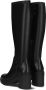 Mexx Zwarte Leren Kniehoge Laarzen Merel Black Dames - Thumbnail 3