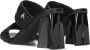Mexx Zwarte Leren Muiltjes Lilah Black Dames - Thumbnail 5