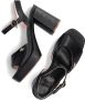 Mexx Heeled Sandalen Lou Dames Zwart - Thumbnail 6