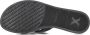 Mexx Twisted Strap Leather Slippers Black Dames - Thumbnail 7