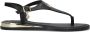 Mexx Zwarte Leren Sandalen Nyobi Stijl Black Dames - Thumbnail 5