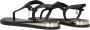 Mexx Zwarte Leren Sandalen Nyobi Stijl Black Dames - Thumbnail 6
