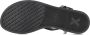Mexx Zwarte Leren Sandalen Nyobi Stijl Black Dames - Thumbnail 7