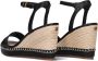 Mexx Ricky Palace Sandalen Met Sleehak Dames Zwart - Thumbnail 6