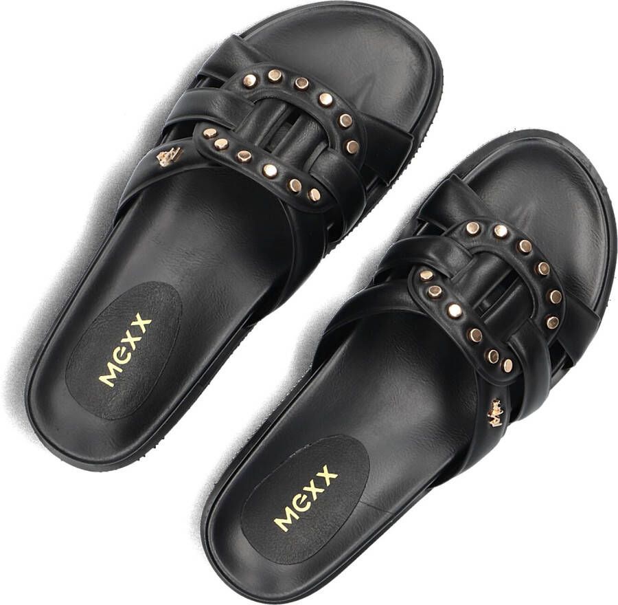 MEXX Zwarte Slippers Romy Phoenix