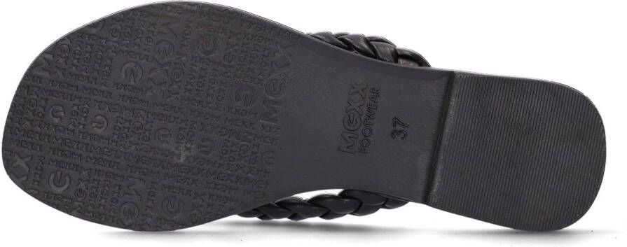 MEXX Zwarte Teenslippers Joya