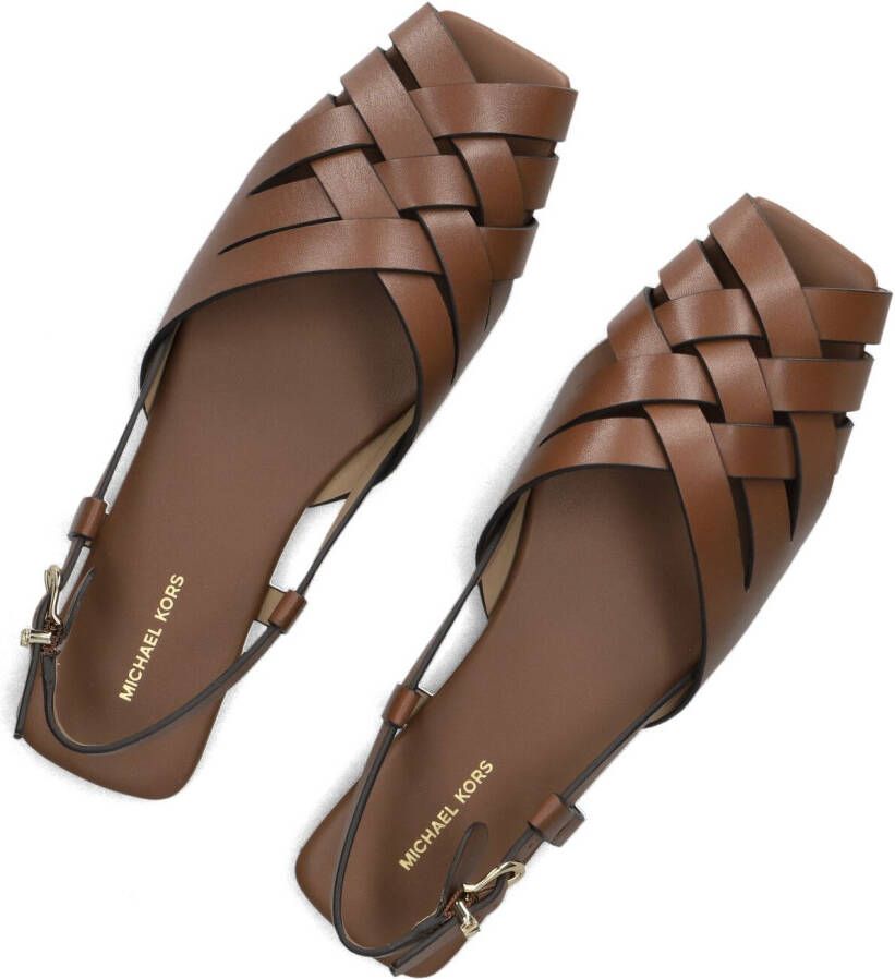 MICHAEL KORS Bruine Sandalen Irene Sling Flat