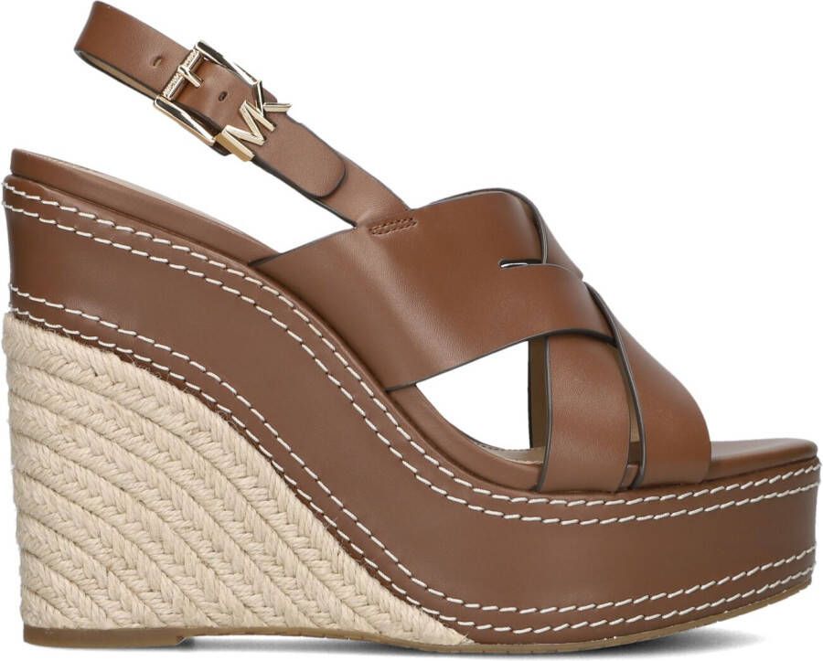 MICHAEL KORS Bruine Sandalen Nora Wedge