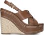MICHAEL KORS Bruine Sandalen Nora Wedge - Thumbnail 2
