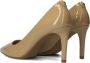 Michael Kors womens leather pumps court schoenen high heel dorothy Beige Dames - Thumbnail 9